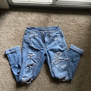 AE mom jeans